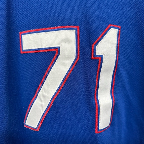 Majestic Texas Rangers game Jersey #71 - Picture 8 of 12